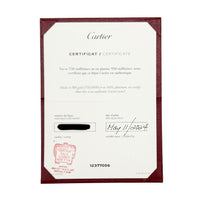 Cartier Yellow Gold Love Classic Model Hoop Earrings box