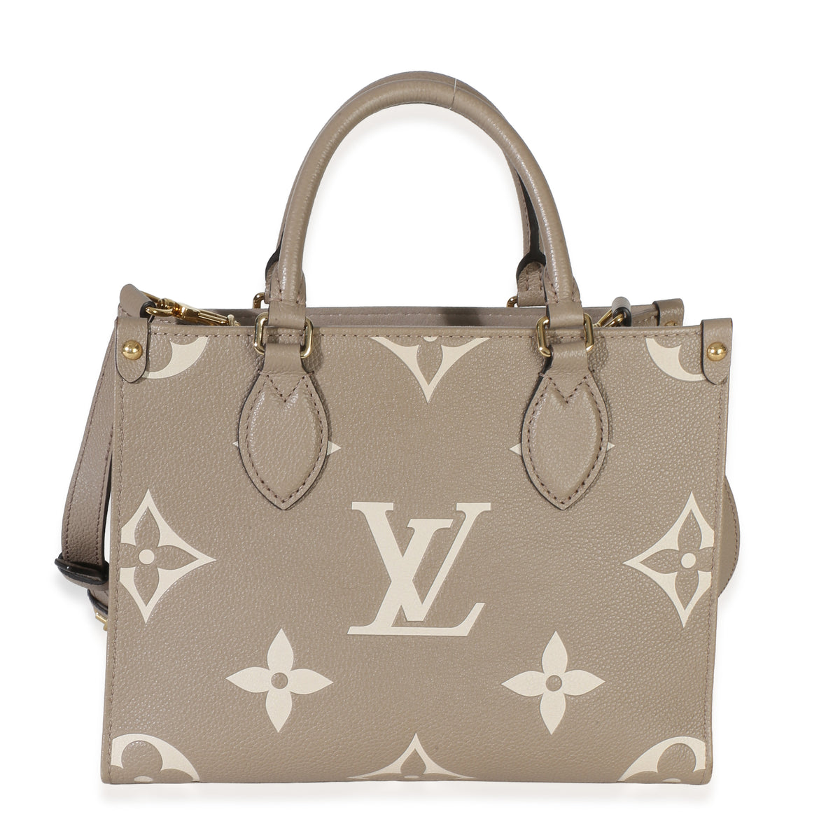 Louis Vuitton Tourterelle Cream Monogram Empreinte Onthego PM Handbag id