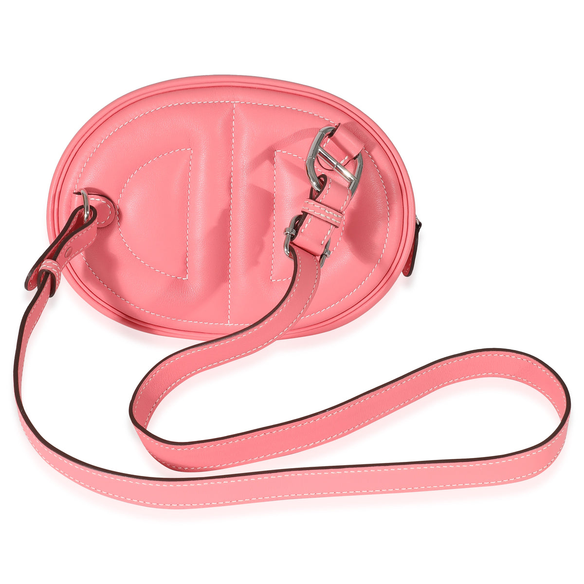 Hermès Rose D'Ete Verso Swift In The Loop Belt Bag Handbag pv