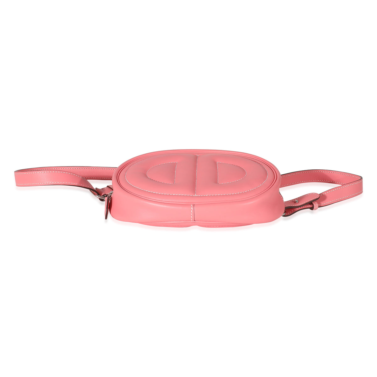 Hermès Rose D'Ete Verso Swift In The Loop Belt Bag Handbag stamp