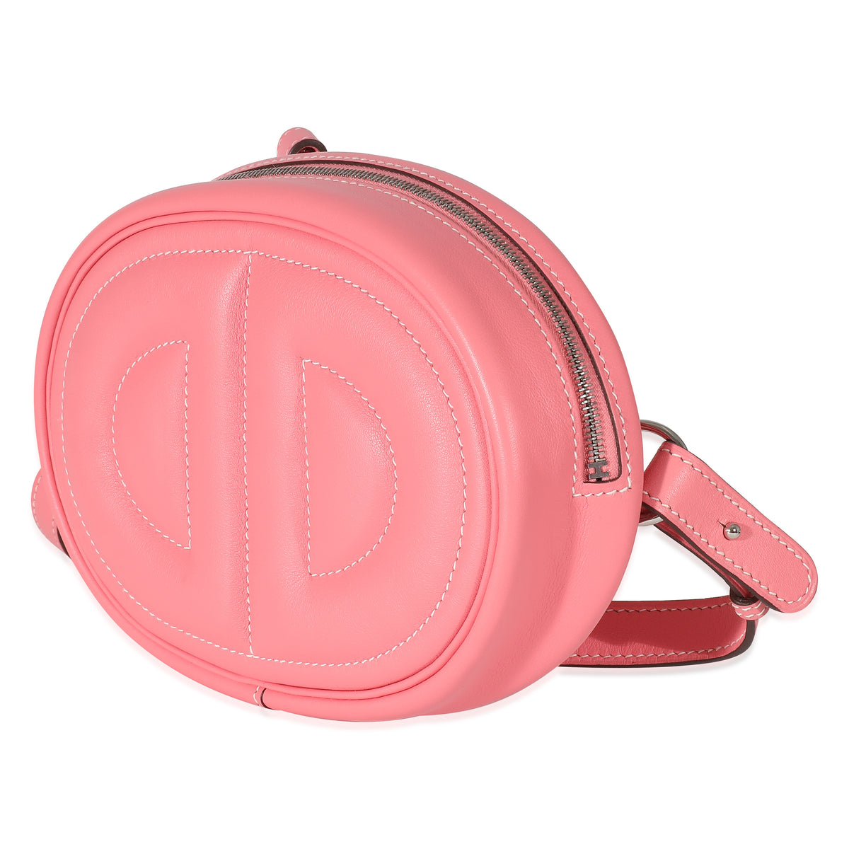 Hermès Rose D'Ete Verso Swift In The Loop Belt Bag Handbag sv