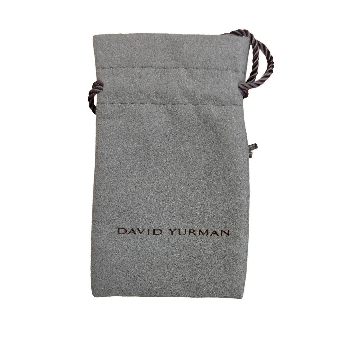 David Yurman Yellow Gold & Sterling Silver Garnet and Diamond Shrimp Earrings box