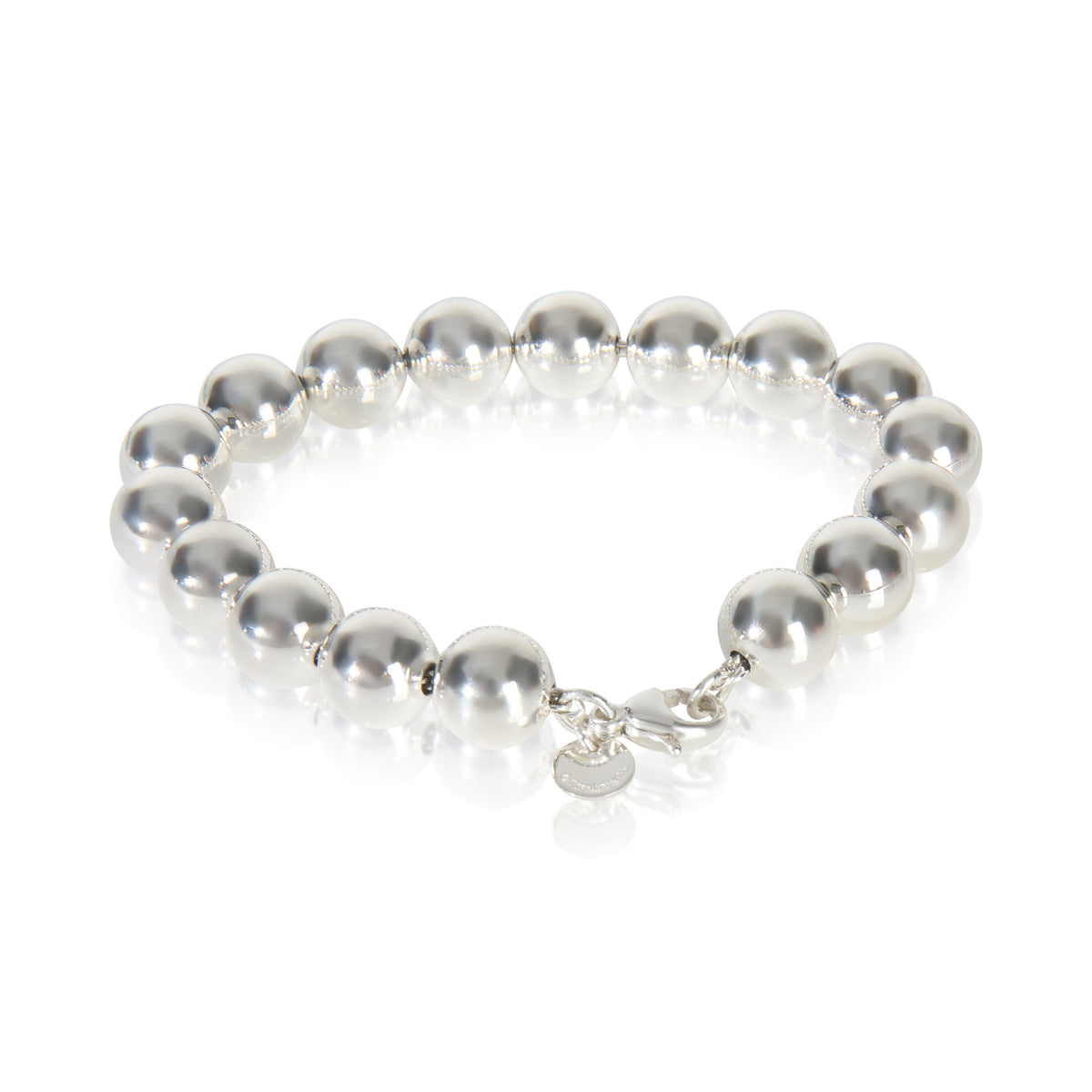 Tiffany & Co. Sterling Silver HardWear Ball Bracelet