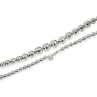 Tiffany & Co. Sterling Silver HardWear Graduating Ball Necklace