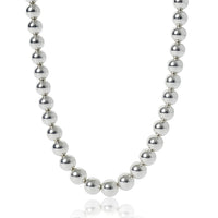 Tiffany & Co. Sterling Silver HardWear Graduating Ball Necklace