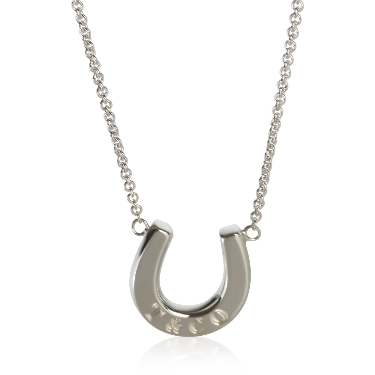 Tiffany & Co. Sterling Silver Horseshoe Pendant fv