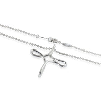 Tiffany & Co. Sterling Silver Elsa Peretti Infinity Cross Pendant