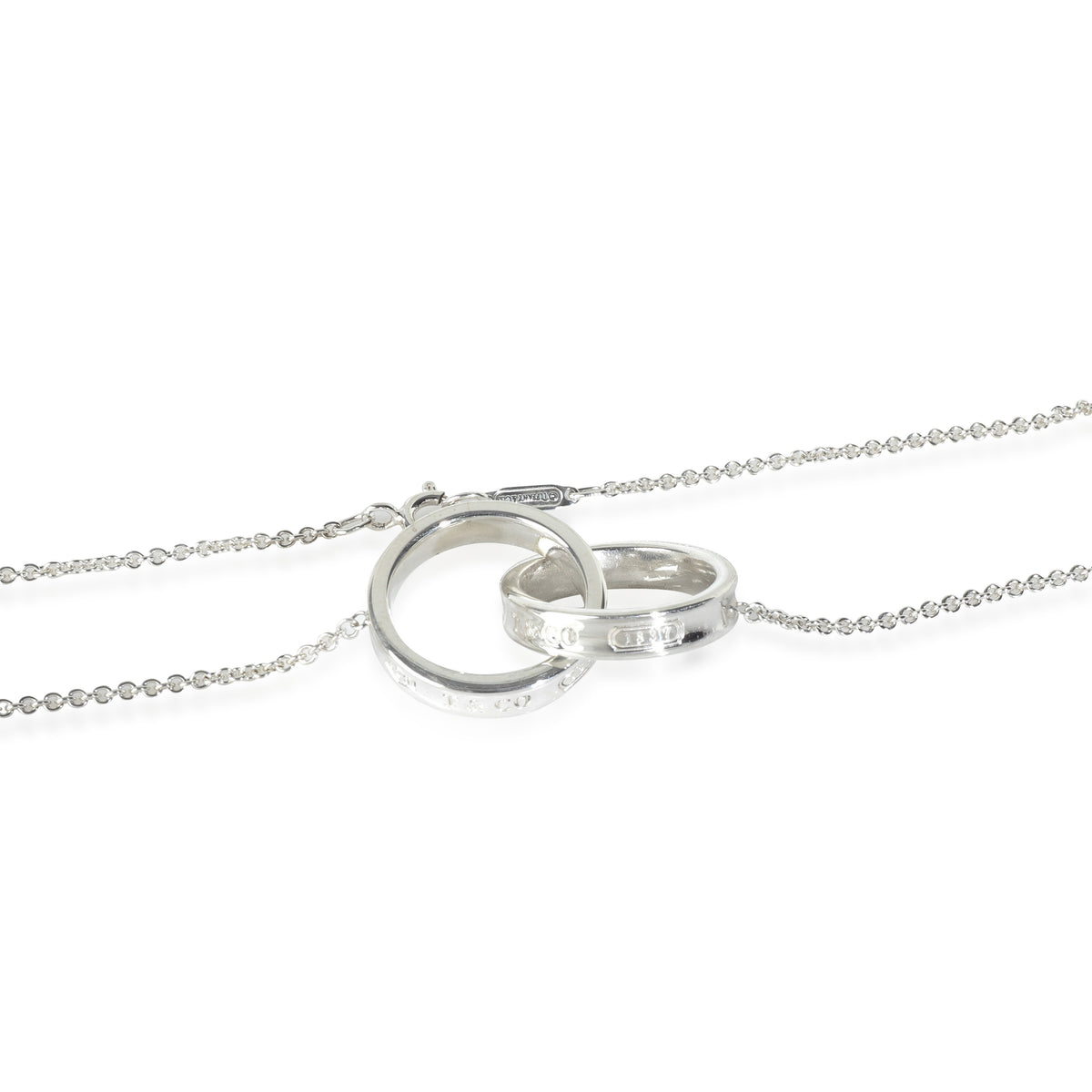 Tiffany & Co. Sterling Silver 1837 Circle Necklace