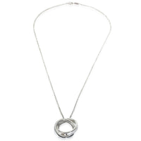 Tiffany & Co. Sterling Silver 1837 Circle Necklace