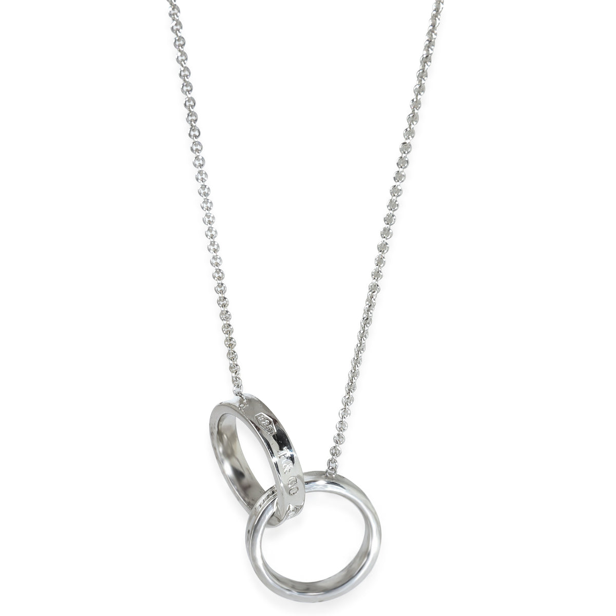 Tiffany & Co. Sterling Silver 1837 Circle Necklace