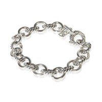 David Yurman Sterling Silver Oval Link Bracelet 2