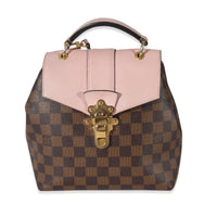 Louis Vuitton Magnolia Damier Ebene Canvas Clapton Backpack Handbag fv