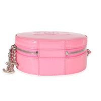 Chanel Pink Glazed Calfskin Round As Earth Bag Handbag stamp