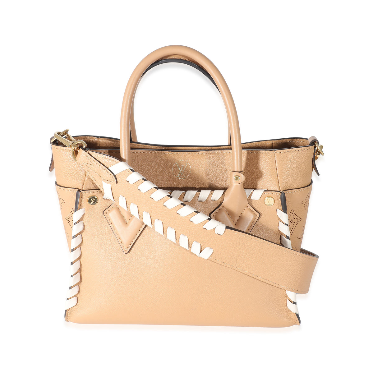 Louis Vuitton Arizona Brown Mahina Braided On My Side PM Handbag pv