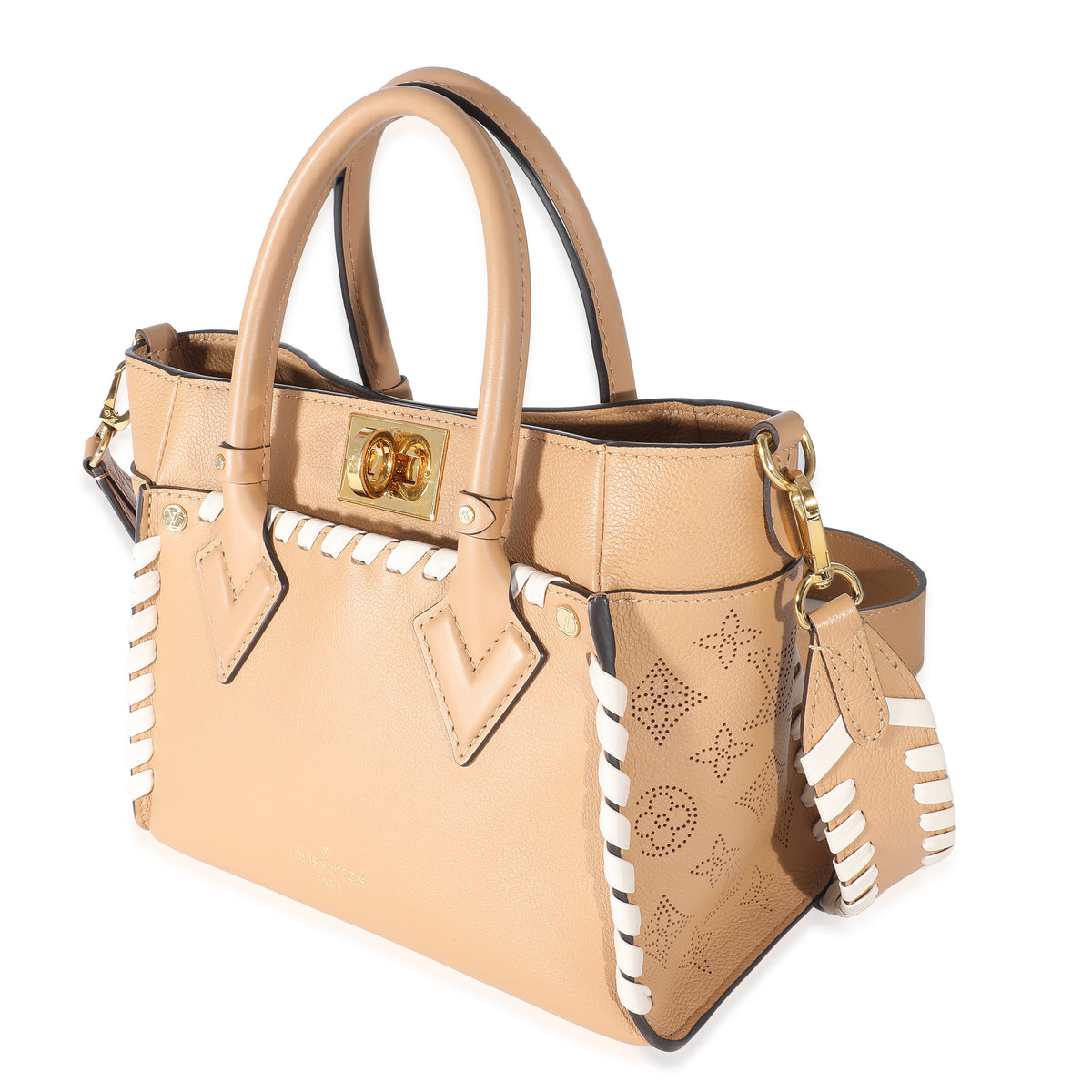 Louis Vuitton Arizona Brown Mahina Braided On My Side PM Handbag sv