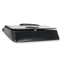 Prada Black Brushed Leather Shoulder Bag Handbag av