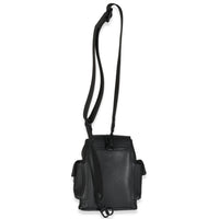Louis Vuitton Black Taurillon Christopher XS Backpack Handbag stamp