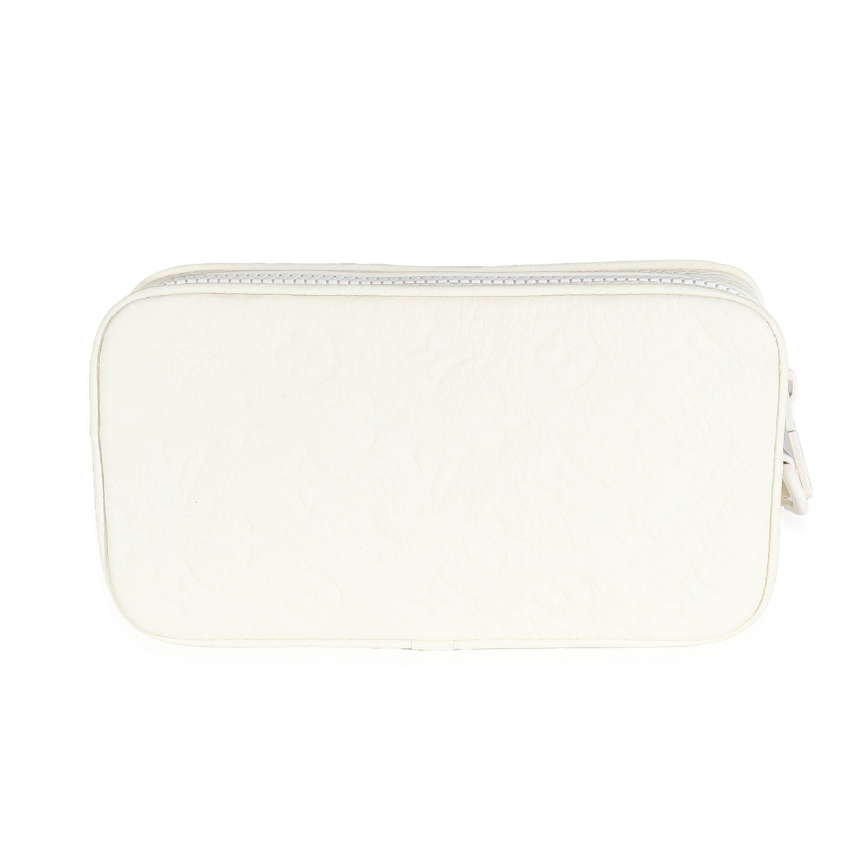 Louis Vuitton White Monogram Taurillon Pochette Volga Handbag