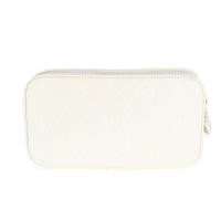 Louis Vuitton White Monogram Taurillon Pochette Volga Handbag