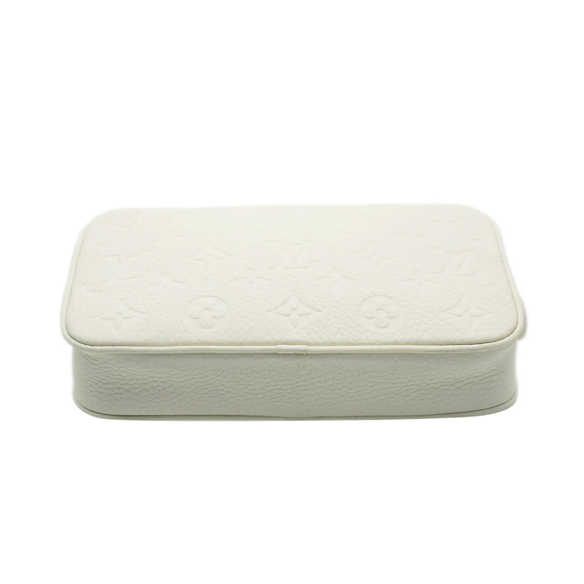Louis Vuitton White Monogram Taurillon Pochette Volga Handbag