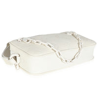 Louis Vuitton White Monogram Taurillon Pochette Volga Handbag