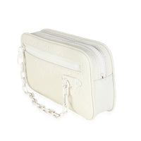 Louis Vuitton White Monogram Taurillon Pochette Volga Handbag