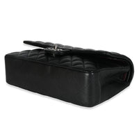 Chanel Black Quilted Lambskin Medium Classic Double Flap Bag Handbag clasp