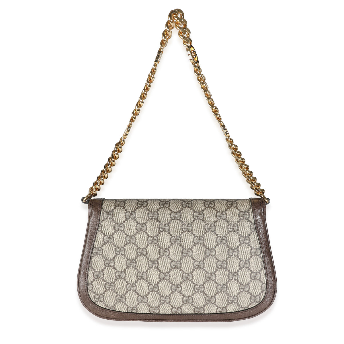 Gucci Beige GG Supreme Canvas Blondie Shoulder Bag Handbag bv
