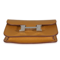 Hermès Sesame Epsom Constance Slim Wallet PHW Wallet stamp