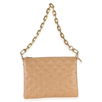 Louis Vuitton Camel Monogram Embossed Lambskin Coussin PM Handbag 8