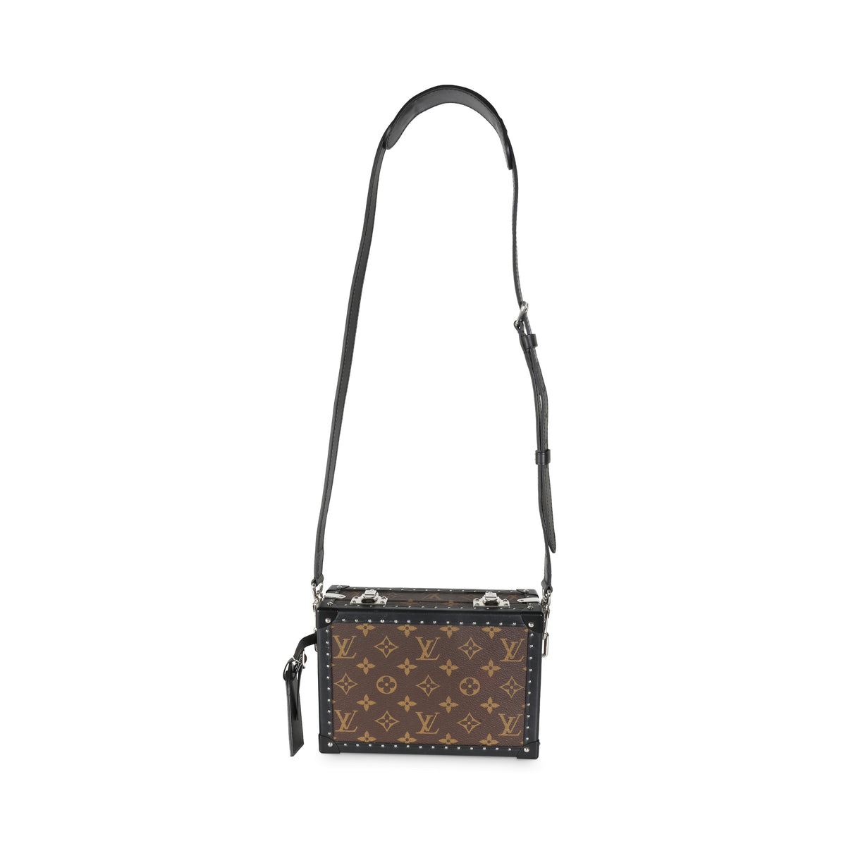 Louis Vuitton Monogram Macassar Canvas Clutch Box Handbag ad1