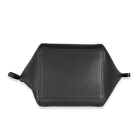 Fendi Black Vitello Mini Origami Tote Handbag stamp