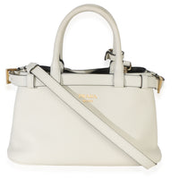 Prada White Nappa Small Belt Shoulder Bag Handbag id