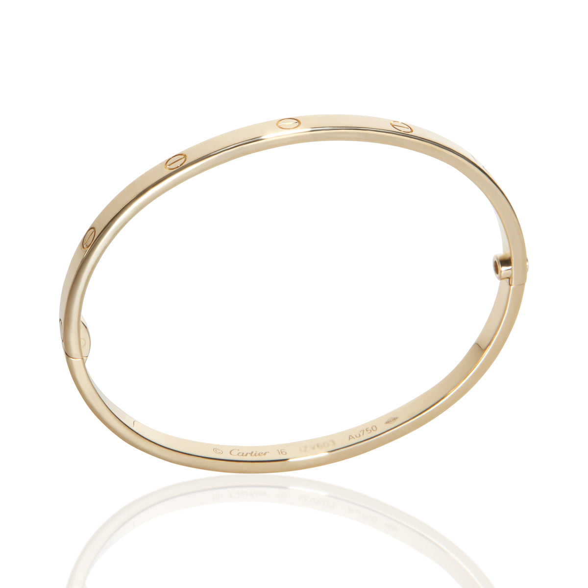 Cartier Yellow Gold Small Model Love Bracelet 4