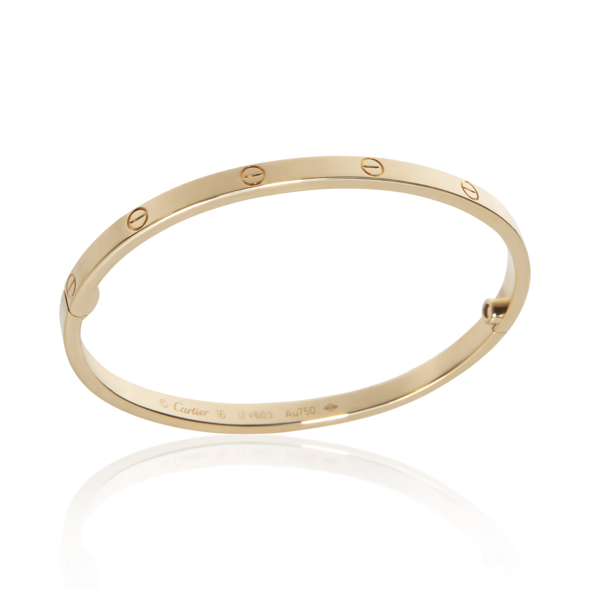 Cartier Yellow Gold Small Model Love Bracelet 5