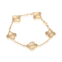 Van Cleef & Arpels Yellow Gold Vintage Alhambra Bracelet 2