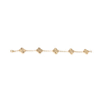 Van Cleef & Arpels Yellow Gold Vintage Alhambra Bracelet 4