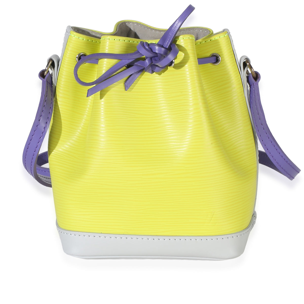 Louis Vuitton Acid Yellow Multicolor Epi Nano Noe Handbag id