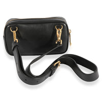 Fendi x Versace Fendace Black Logo Print Camera Case Handbag