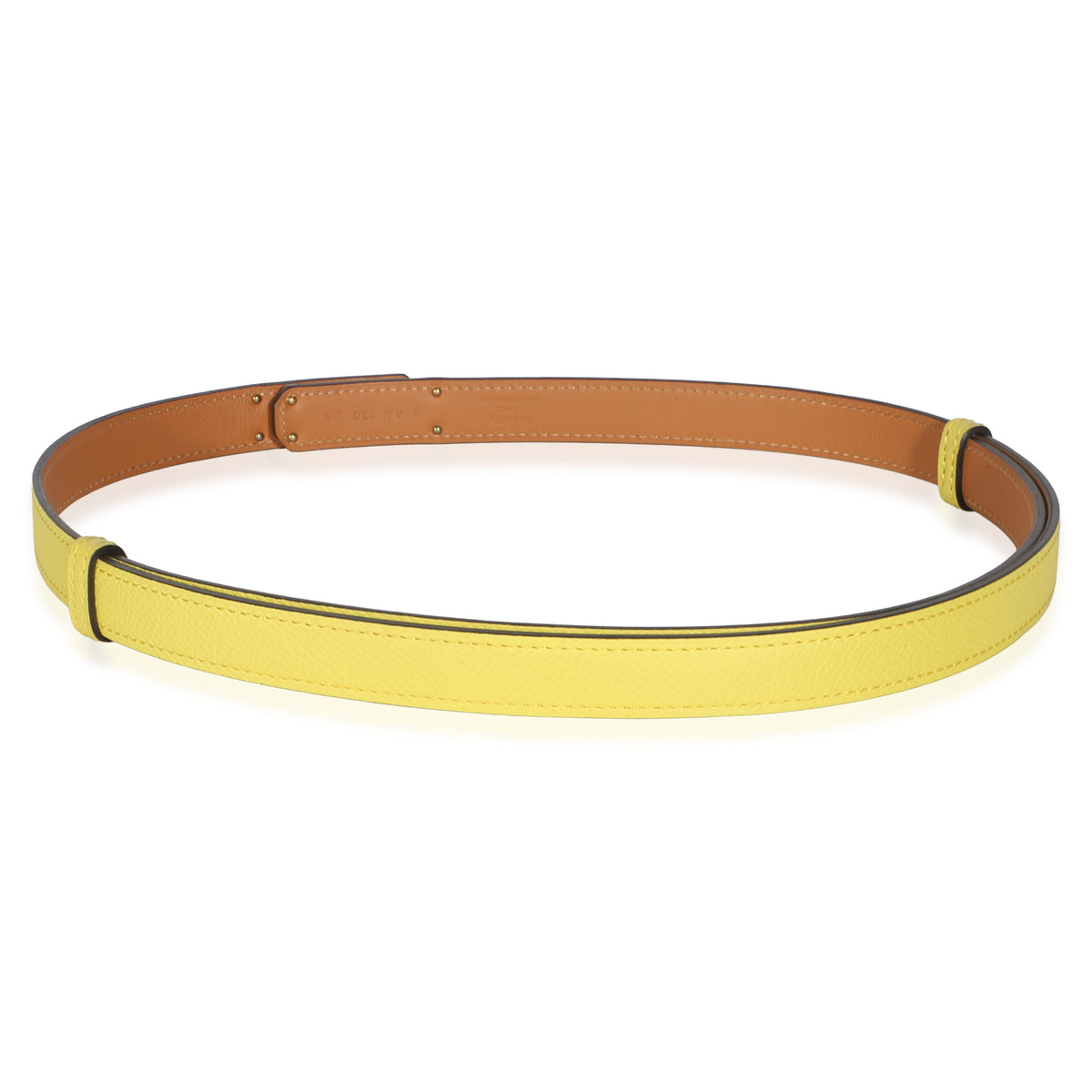 Hermès Jaune Citron Epsom Kelly 18 Belt GHW 3