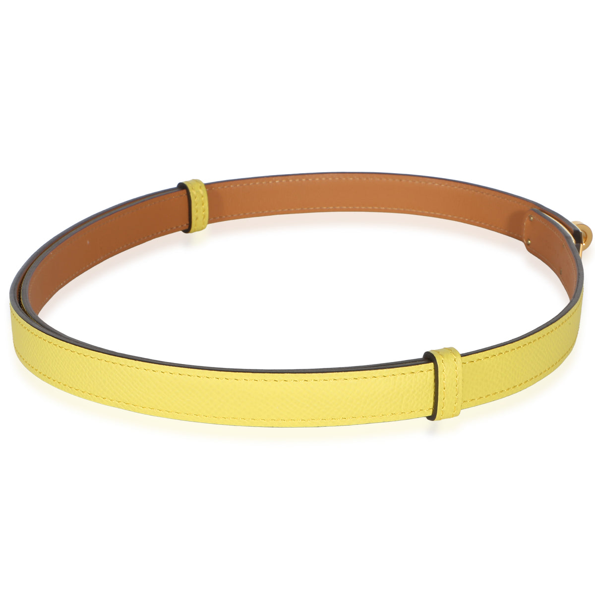 Hermès Jaune Citron Epsom Kelly 18 Belt GHW 4