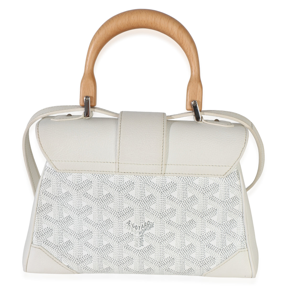 Goyard White ine Canvas Saigon Souple Mini Handbag 4