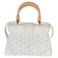 Goyard White ine Canvas Saigon Souple Mini Handbag 4