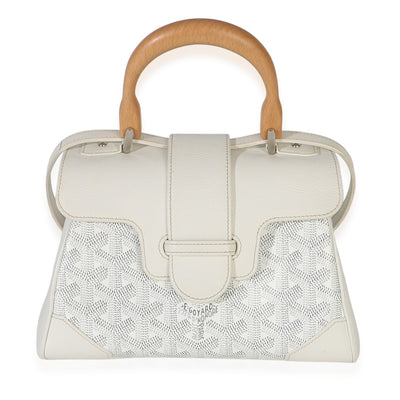 Goyard White ine Canvas Saigon Souple Mini Handbag id
