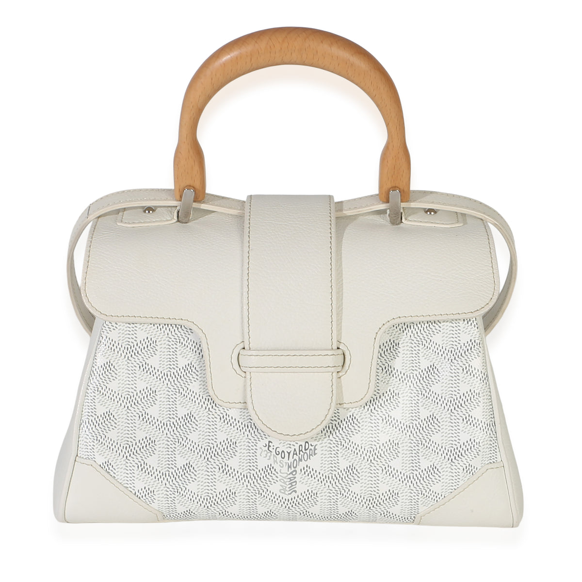 Goyard White ine Canvas Saigon Souple Mini Handbag id