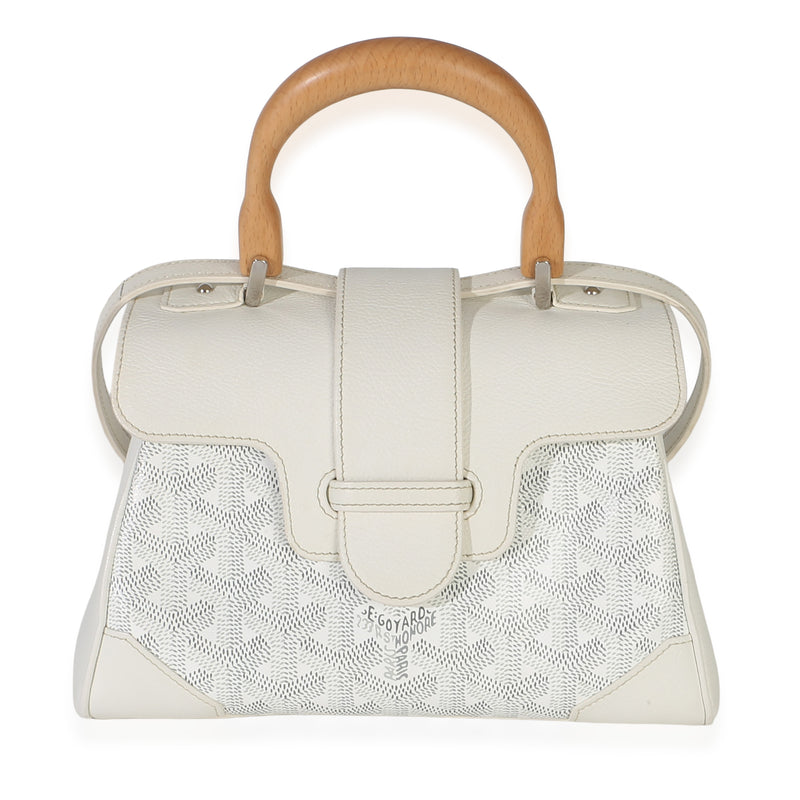 Goyard White ine Canvas Saigon Souple Mini Handbag id