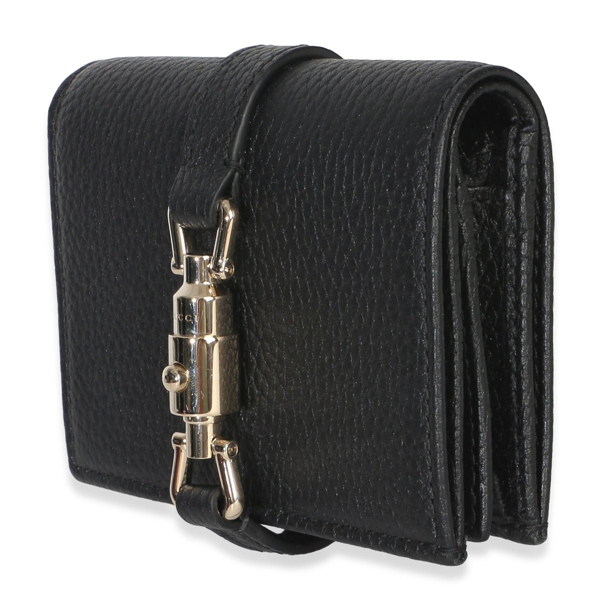 Gucci Black Piuma Calfskin Jackie 1961 Mini Wallet Wallet 2