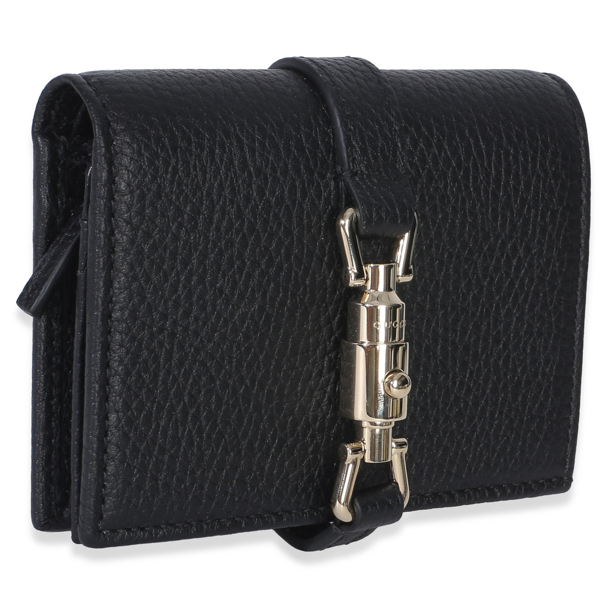 Gucci Black Piuma Calfskin Jackie 1961 Mini Wallet Wallet 3