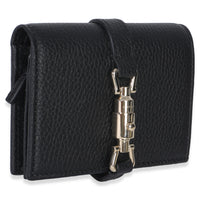 Gucci Black Piuma Calfskin Jackie 1961 Mini Wallet Wallet 3