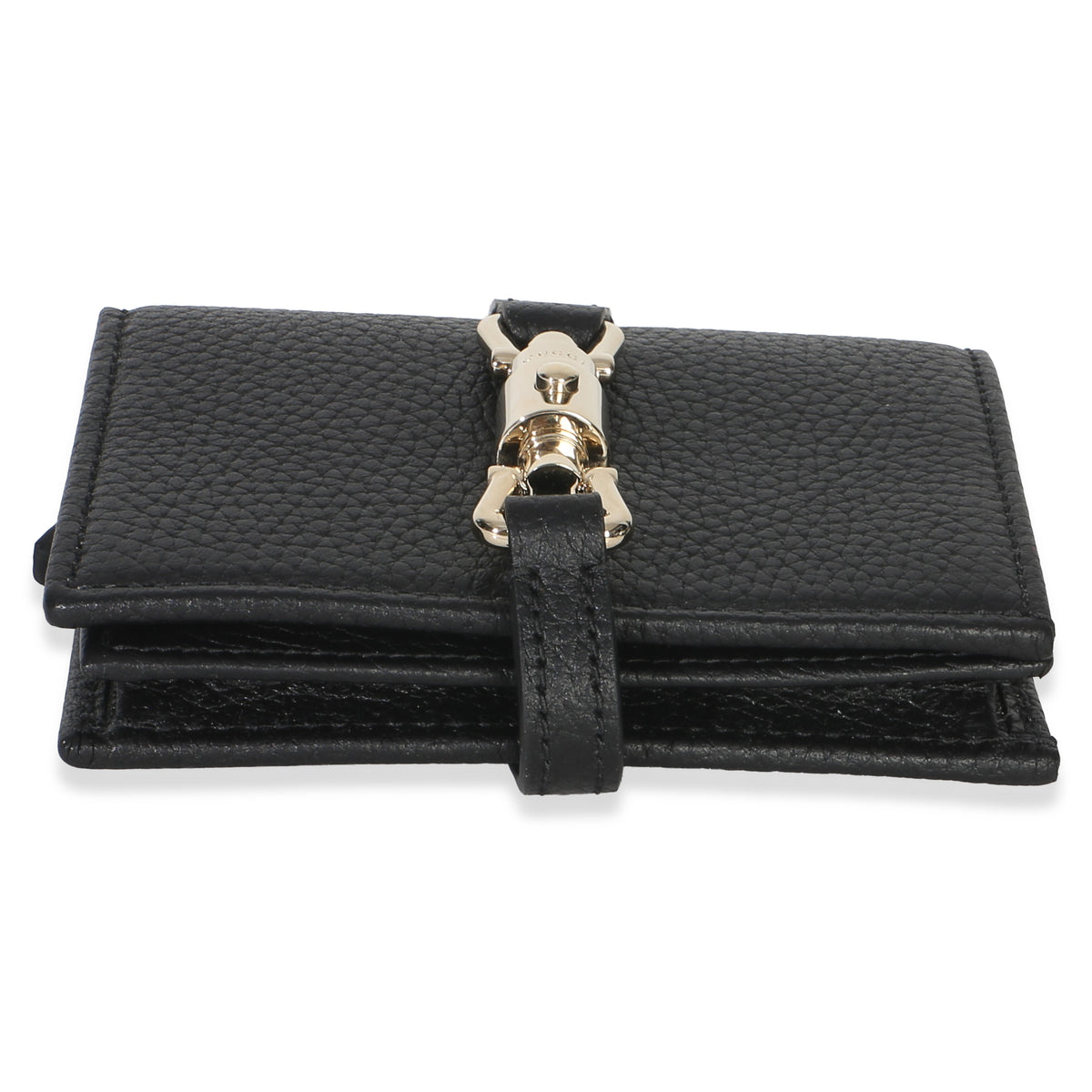 Gucci Black Piuma Calfskin Jackie 1961 Mini Wallet Wallet 4